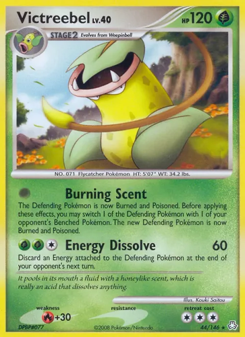 Victreebel Lv.40 [Burning Scent | Energy Dissolve]