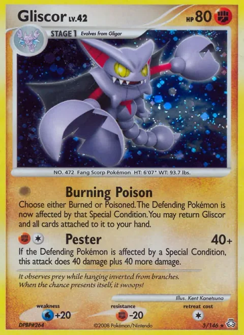 Gliscor Lv.42 [Burning Poison | Pester]