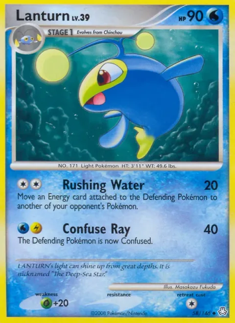 Lanturn Lv.39 [Rushing Water | Confuse Ray]
