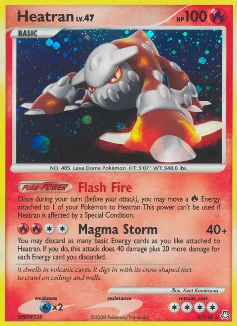 Heatran Lv.47 [Flash Fire | Magma Storm]