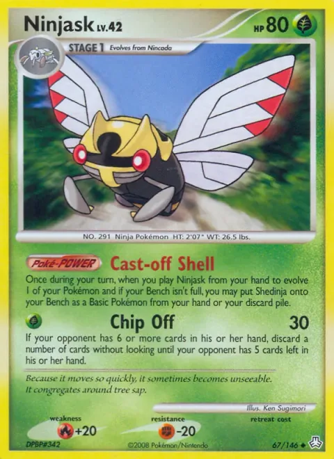 Ninjask Lv.42 [Cast-off Shell | Chip Off]