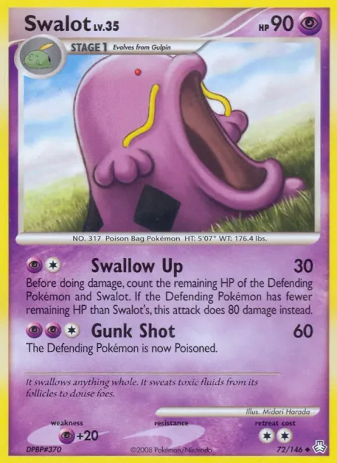 Swalot Lv.35 [Swallow Up | Gunk Shot]