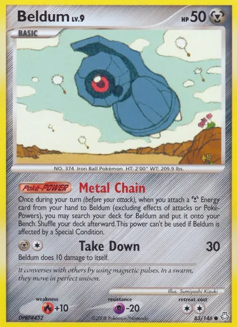 Beldum Lv.9 [Metal Chain | Take Down]