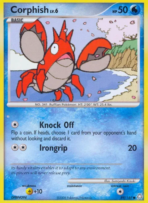 Corphish Lv.6 [Knock Off | Irongrip]