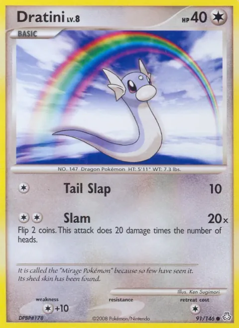 Dratini Lv.8 [Tail Slap | Slam]