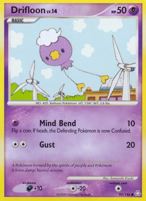 Drifloon Lv.14 [Mind Bend | Gust]