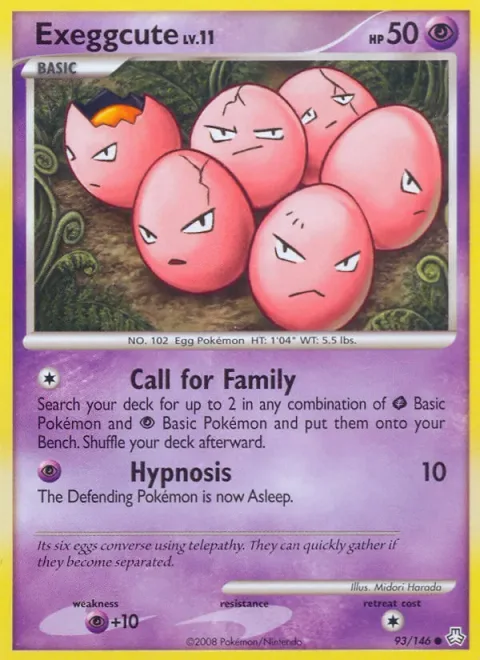 Exeggcute Lv.11 [Call for Family | Hypnosis]