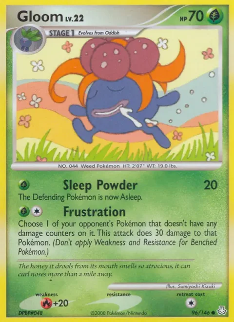 Gloom Lv.22 [Sleep Powder | Frustration]