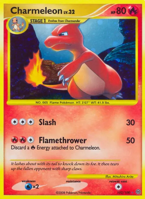 Charmeleon Lv.32 [Slash | Flamethrower]