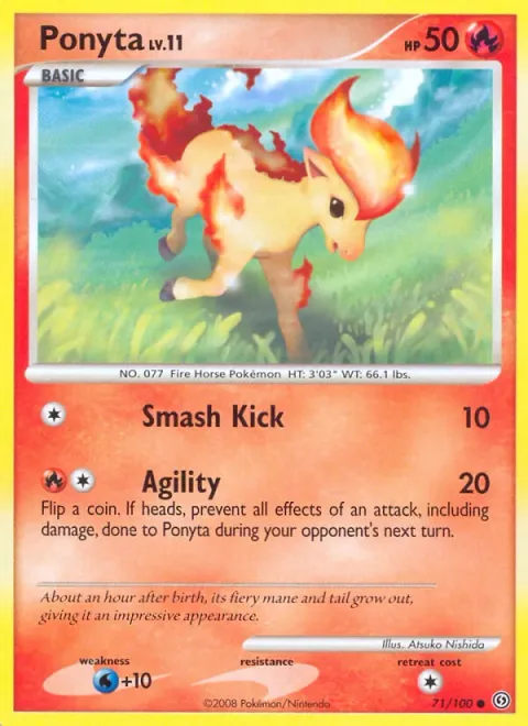 Ponyta Lv.11 [Smash Kick | Agility]