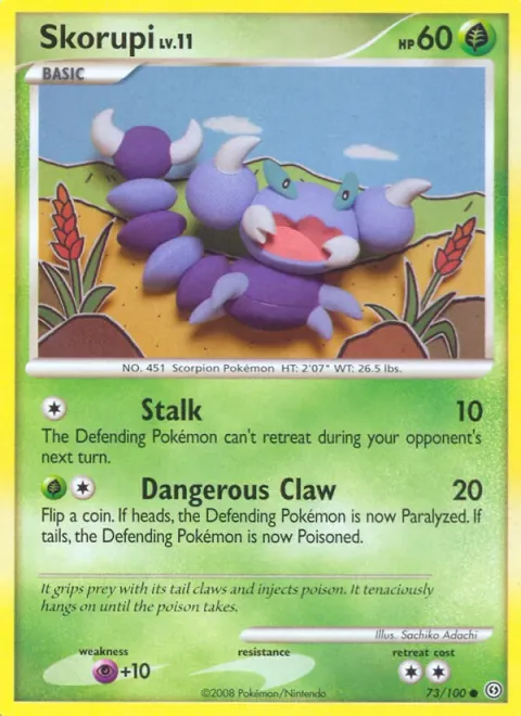 Skorupi Lv.11 [Stalk | Dangerous Claw]
