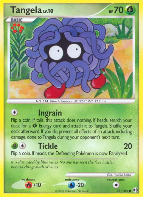 Tangela Lv.10 [Ingrain | Tickle]