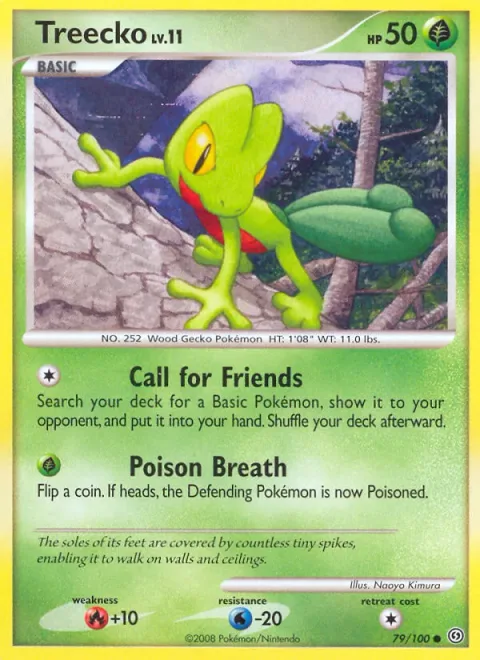 Treecko Lv.11 [Call for Friends | Poison Breath]