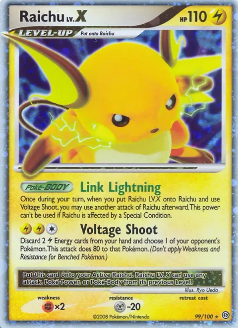 Raichu LV.X [Link Lightning | Voltage Shoot]