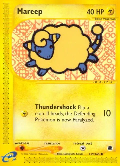 Mareep [Thundershock | e-card]