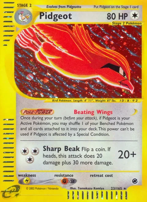 Pidgeot [Beating Wings | Sharp Beak]