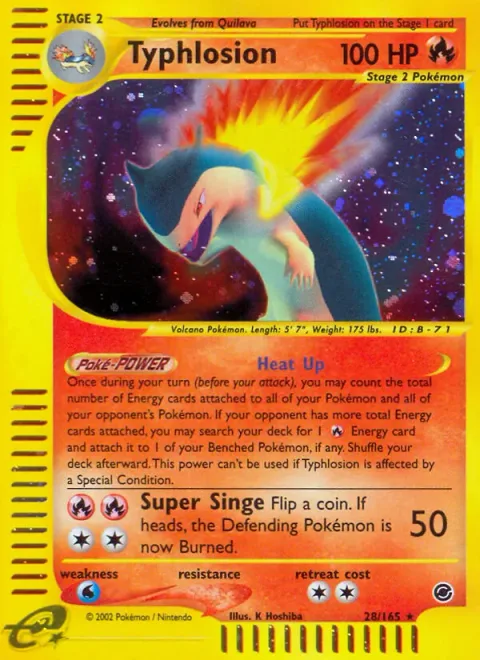 Typhlosion [Heat Up | Super Singe]