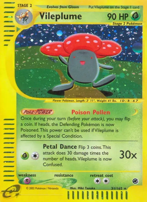 Vileplume [Poison Pollen | Petal Dance]