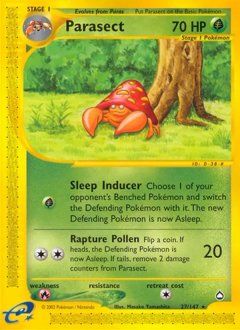 Parasect [Sleep Inducer | Rapture Pollen]