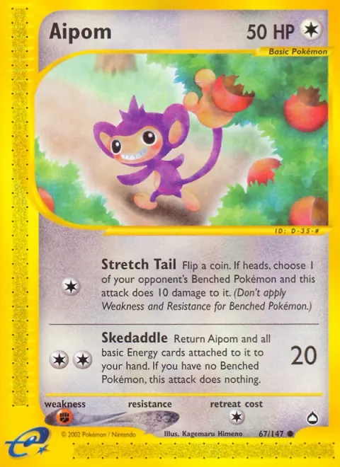 Aipom [Stretch Tail | Skedaddle]