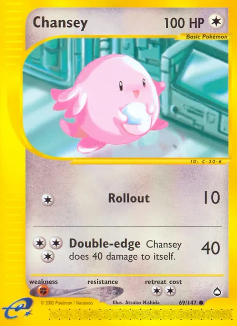 Chansey [Rollout | Double-edge]