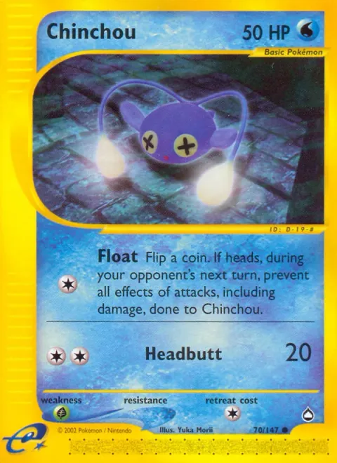 Chinchou [Float | Headbutt]