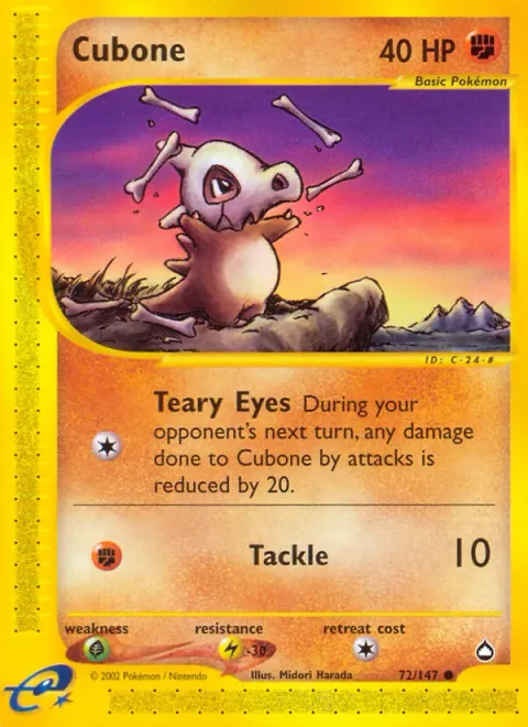Cubone [Teary Eyes | Tackle]