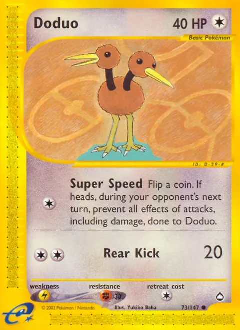 Doduo [Super Speed | Rear Kick]