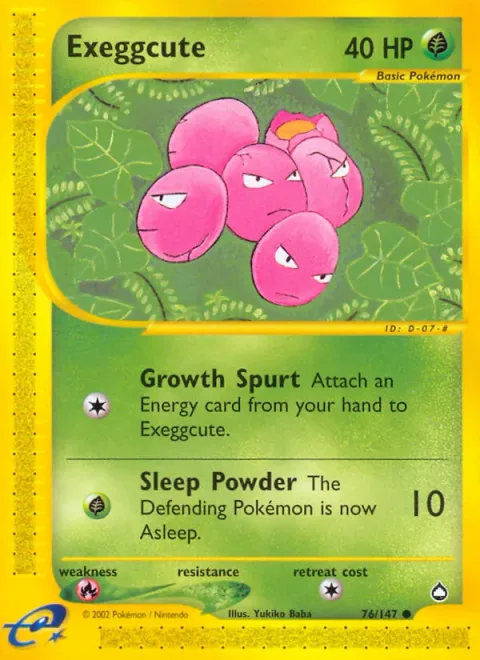 Exeggcute [Growth Spurt | Sleep Powder]