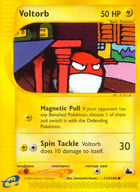 Voltorb [Magnetic Pull | Spin Tackle]