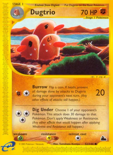 Dugtrio [Burrow | Dig Under]