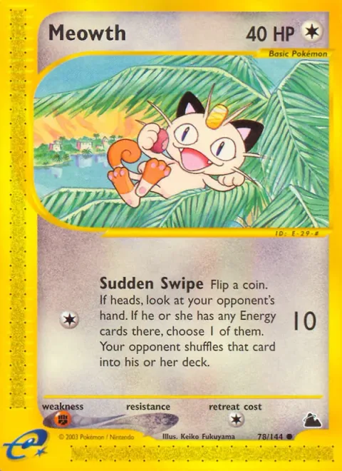 Meowth [Sudden Swipe]