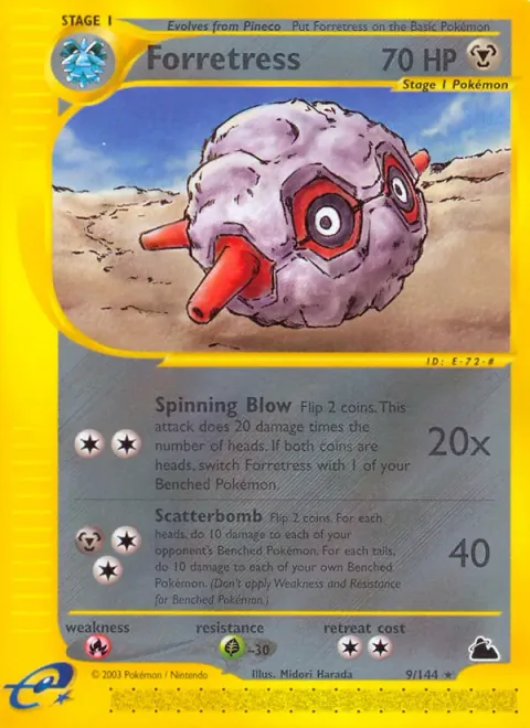 Forretress [Spinning Blow | Scatterbomb]