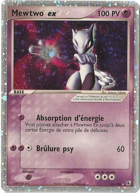 Mewtwo ex [Energy Absorption | Psyburn]