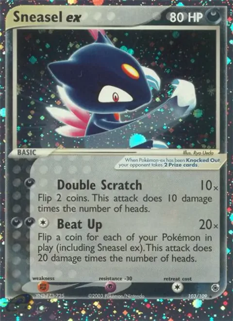 Sneasel ex [Double Scratch | Beat Up]