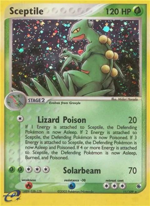 Sceptile [Lizard Poison | Solarbeam]