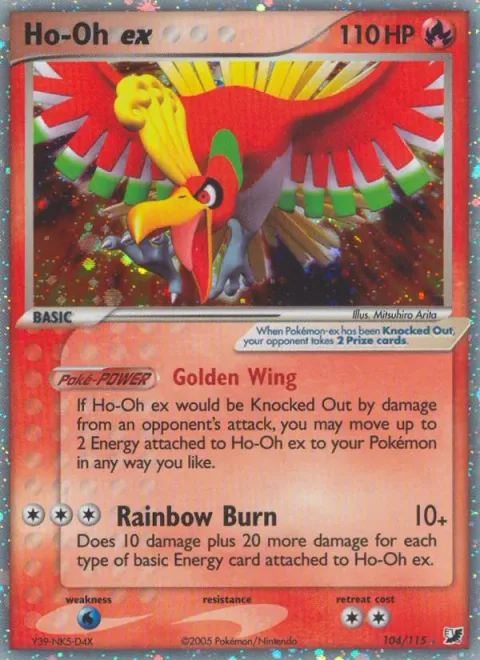 Ho-oh ex [Golden Wing | Rainbow Burn]