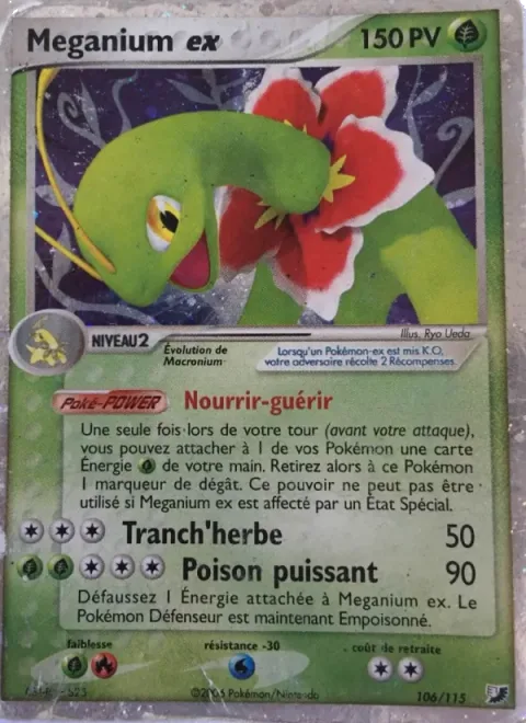 Meganium ex [Nurture and Heal | Razor Leaf | Power Poison]