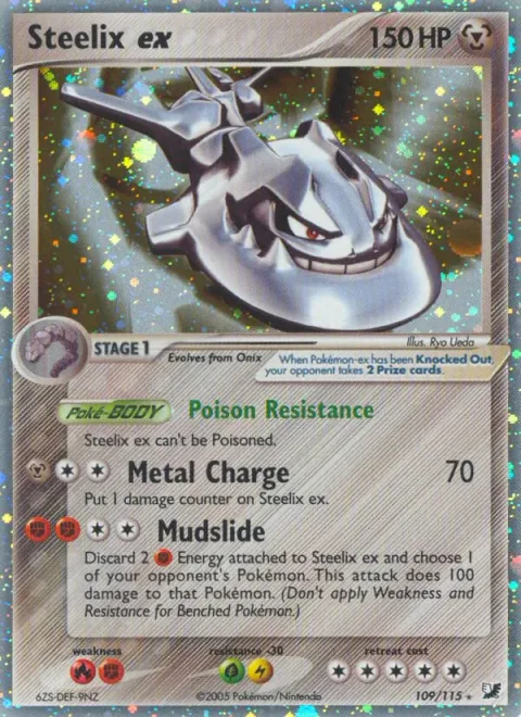 Steelix ex [Poison Resistance | Metal Charge | Mudslide]