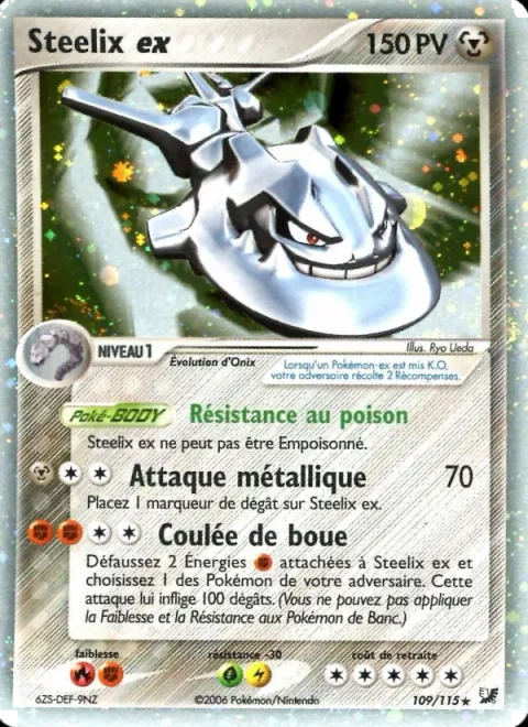 Steelix ex [Poison Resistance | Metal Charge | Mudslide]