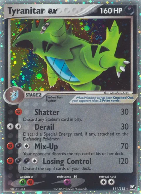 Tyranitar ex [Shatter | Derail | Mix-Up | Losing Control]