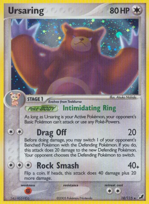 Ursaring [Intimidating Ring | Drag Off | Rock Smash]