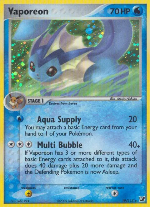 Vaporeon [Aqua Supply | Multi Bubble]