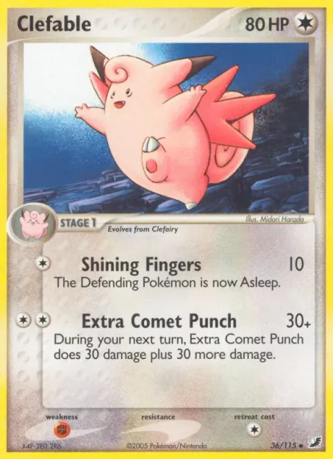 Clefable [Shining Fingers | Extra Comet Punch]
