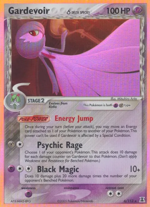 Gardevoir δ Delta Species [Energy Jump | Psychic Rage | Black Magic]