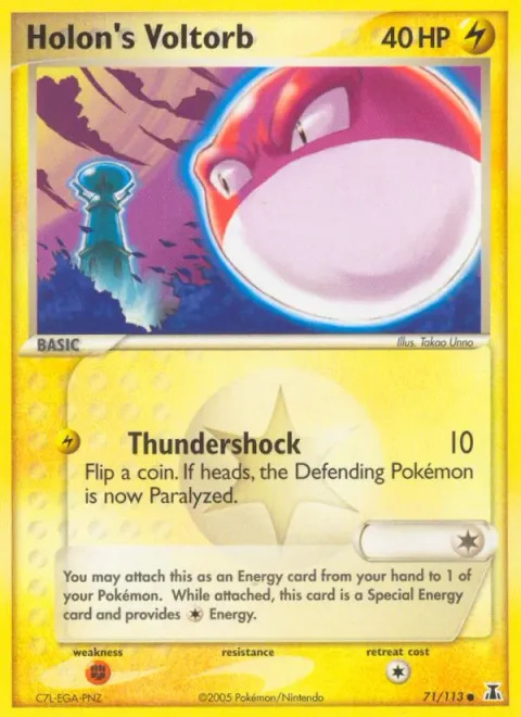 Holon's Voltorb [Thundershock]
