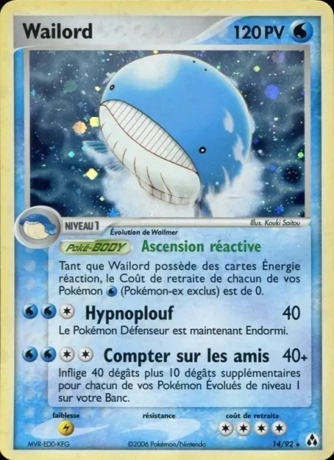 Wailord [Reactive Lift | Hypno Slash | Rely on Friends]
