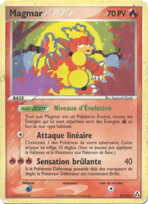 Magmar [Stages of Evolution | Linear Attack | Burning Sensation]