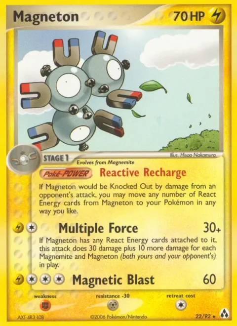 Magneton [Reactive Recharge | Multiple Force | Magnetic Blast]