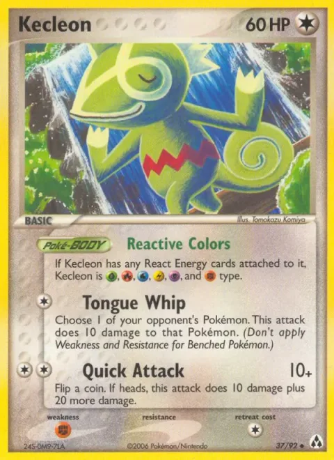 Kecleon [Reactive Colors | Tongue Whip | Quick Attack]